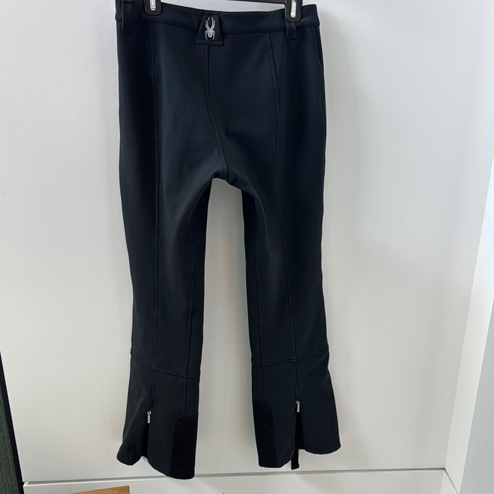 Spyder Black Performance Pants with Bootcut Design - Picture 2 of 2